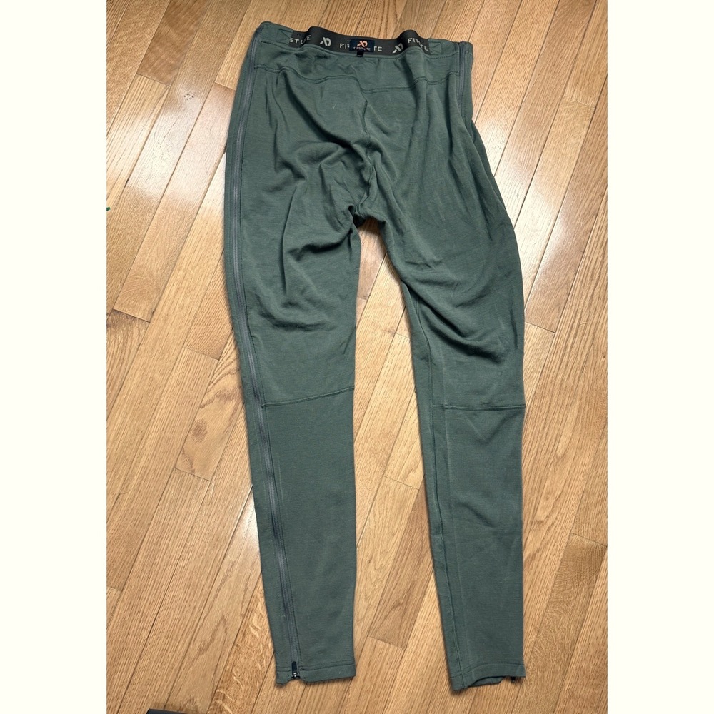 First Lite Kiln Midweight 250 Merino-X Base Layer Full Side Zip Pants Mens MD - Picture 7 of 7